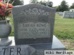 Sarah Rowe Carter