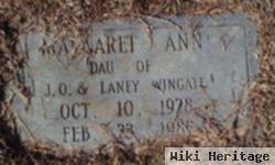 Margaret Ann Wingate