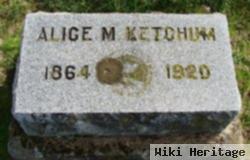 Alice M Savage Ketchum