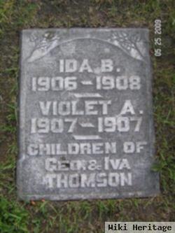 Ida Bertha Thomson