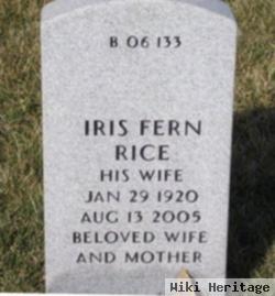 Iris Fern Douglass Rice