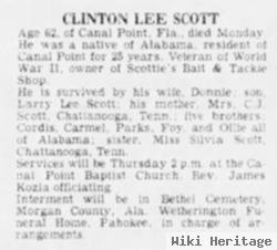 Clinton Lee Scott