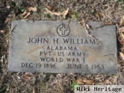 Pvt John H Williams