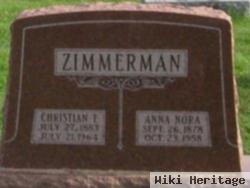 Christian F Zimmerman