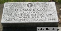 Pfc Thomas E. Cox