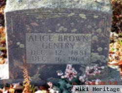 Alice Brown Gentry