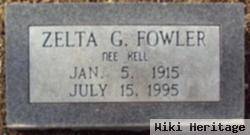 Zelta Gertrude Kell Fowler