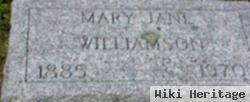 Mary Jane Williamson