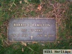 Sgt Barrie F. Hamilton