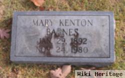 Mary Kenton Barnes