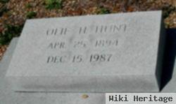 Olie H. Hunt