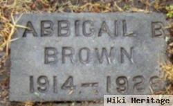 Abbigail B Brown