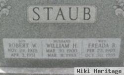 William H Staub