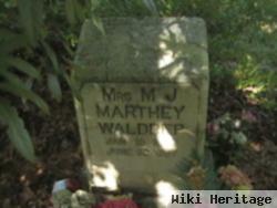 Martha Jane "marthey" Matthews Waldrep