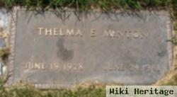 Thelma E Minton