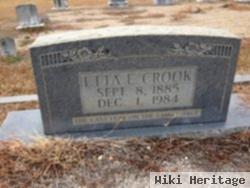 Etta E Crook