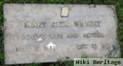 Mary Alta Wright