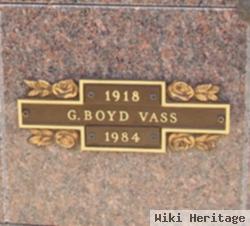 G Boyd Vass