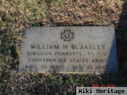 Dr William H. Blakley