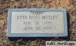 Etta Doss Motley