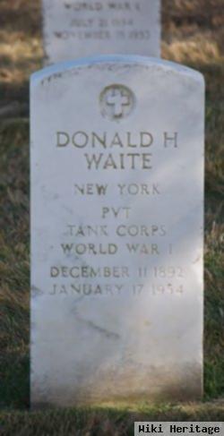 Donald H Waite