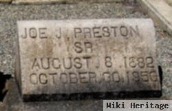 Joe J Preston, Sr