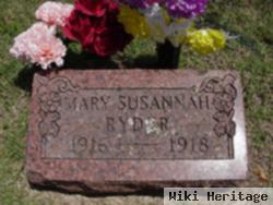 Mary Susannah Ryder