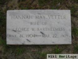 Hanna Mae Vetter Barthelmess