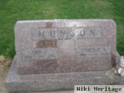 Harold A Munson