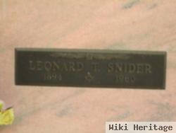 Leonard Thomas Snider