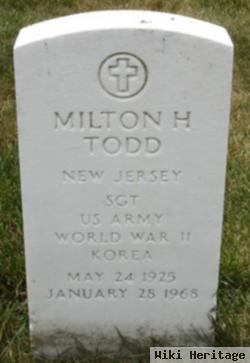 Sgt Milton Todd