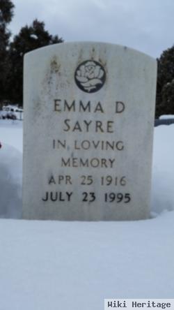 Emma D Sayre