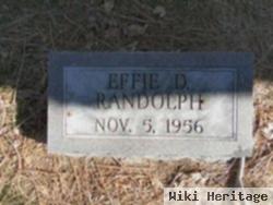 Effie D. Randolph