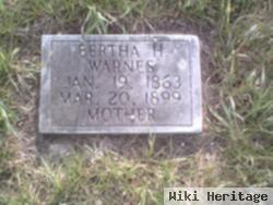 Bertha H Warnes