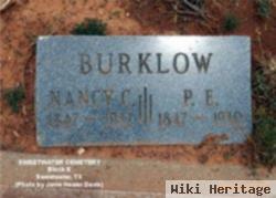 P. E. Burklow