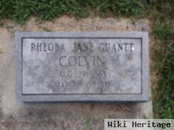 Pheoba Jane Guantt Colvin