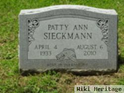 Patricia Ann "patty" Sieckmann