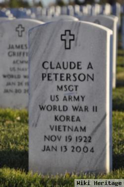 Claude A Peterson