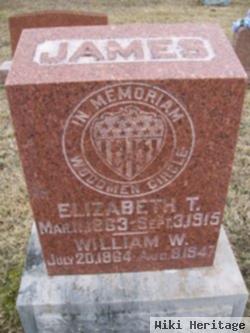 Elizabeth T "lizzie" Bennett James