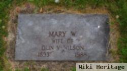 Mary G. Weekley Wilson