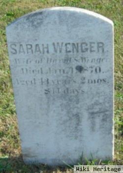 Sarah W. Stauffer Wenger