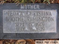 Leora Christina Boothe Rimington