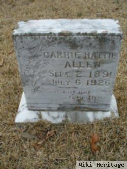 Carrie Hattie Allen