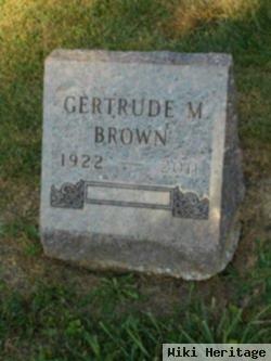 Gertrude M. Donovan Brown