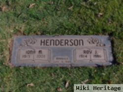 Roy Joseph Henderson