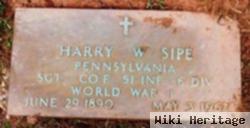 Harry W. Sipe