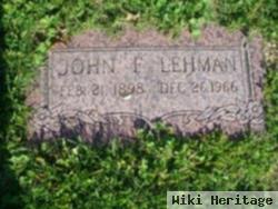 John F Lehman