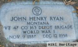 Pvt John Henry Ryan