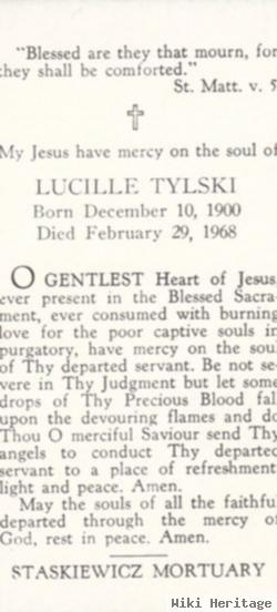 Lucille "lucy" Jasnoch Tylski