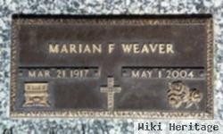 Marian Frances Webber Weaver